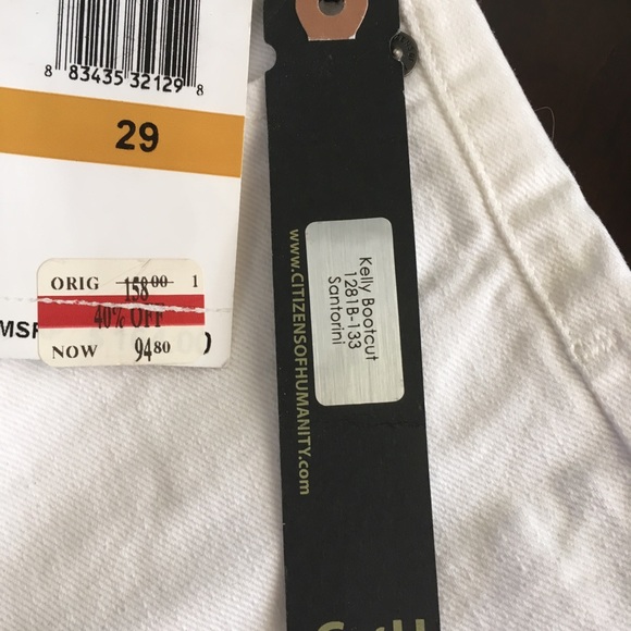 Citizens of humanity white Jeans - Picture 2 of 4